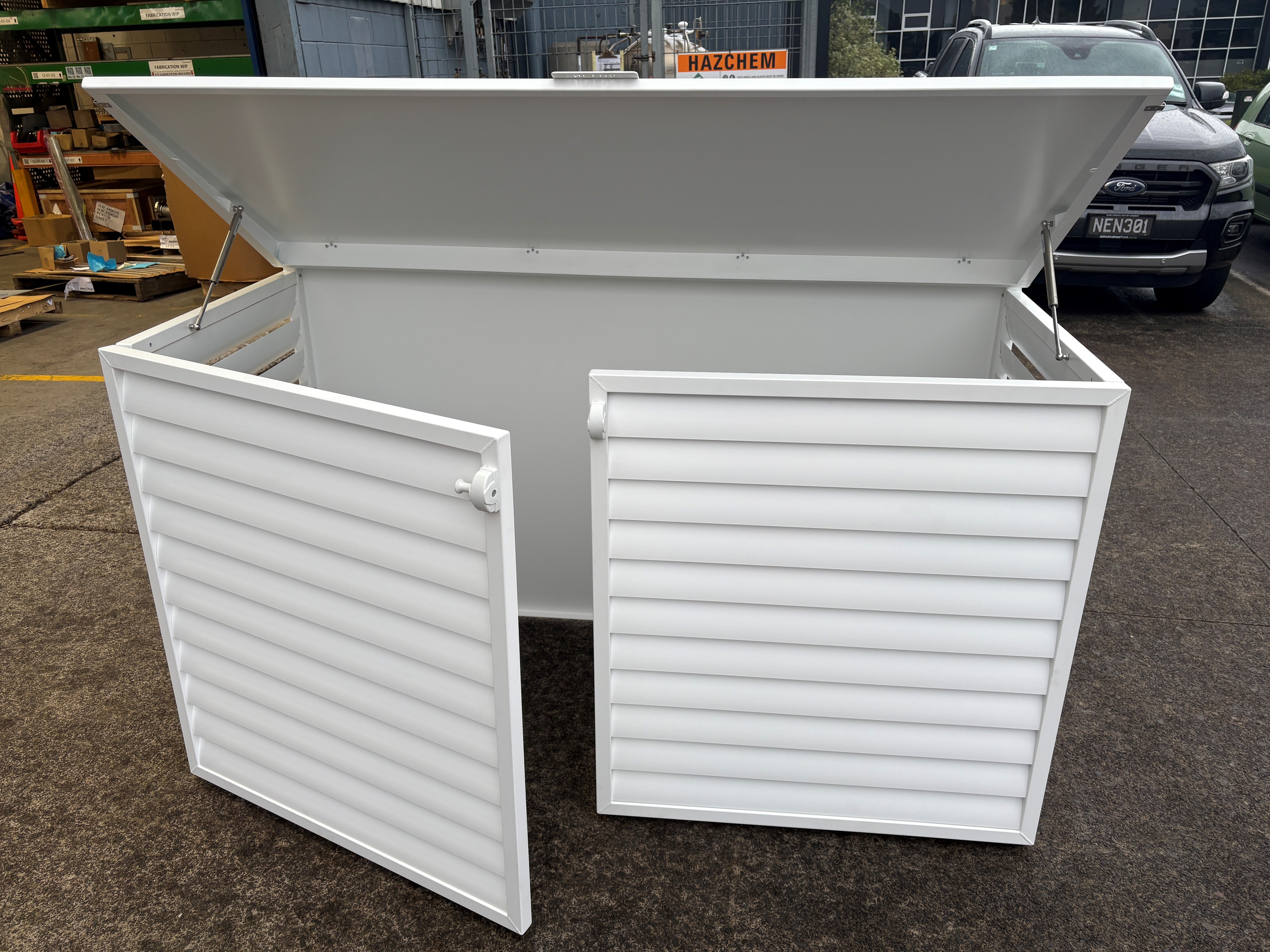 Three-Bin Cover